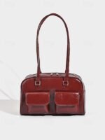 Women's Large Capacity Faux Leather Handbag, Multiple - Image 15