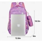 Children's Cartoon Printed School Backpack with - Image 8