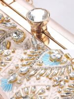 Women's Clutch Evening Bag Wristlet Shoulder Bags Silk - Image 10