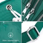 Women's Black Nylon Crossbody Bag with Silver Hardware and - Image 3