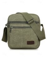 Men's Canvas Crossbody Bag, Multiple Colors, Durable - Image 11