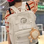 Waterproof Toast Cartoon Backpack for Girls – Kawaii School