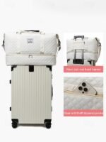 Women's Polyester Quilted Duffel Bag Set, Multiple Colors, - Image 7