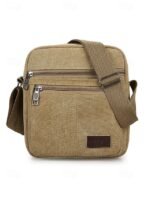 Men's Canvas Crossbody Bag, Multiple Colors, Durable - Image 4