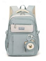 Teen Waterproof Backpack with Trolley Sleeve – Multi-Pocket - Image 14