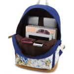 Women's Backpack School Bag Bookbag School Daily Flower - Image 6