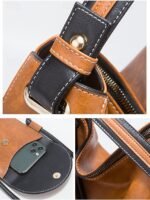 4-Piece Women's Handbag Set – Faux Leather Shoulder Bag, - Image 9