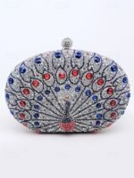 Women's Rhinestone Peacock Clutch Bag – Luxury Evening - Image 16