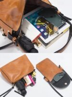 4-Piece Women's Handbag Set – Faux Leather Shoulder Bag, - Image 7