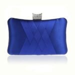 Women's Satin Evening Clutch Bag – Elegant Purple Purse - Image 6