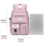 Men's Women's Unisex School Bag Bookbag Commuter - Image 6