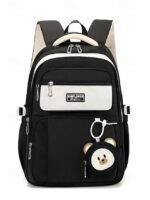 Teen Waterproof Backpack with Trolley Sleeve – Multi-Pocket - Image 13