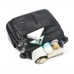 Women's Faux Leather Crossbody Bag - Multi-Pocket Shoulder - Image 5