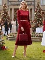 Women's Christmas Party Handbag – Elegant Red & Green - Image 4