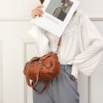 Women's Vintage Brown Leather Shoulder Bag - Stylish - Image 5