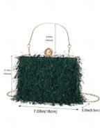 Women's Christmas Party Handbag – Elegant Red & Green - Image 11