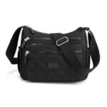 Women's Multi-Pocket Nylon Crossbody Bag – Lightweight - Image 6