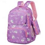 Children's Cartoon Printed School Backpack with - Image 4