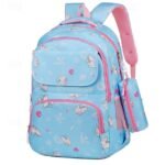 Children's Cartoon Printed School Backpack with - Image 11